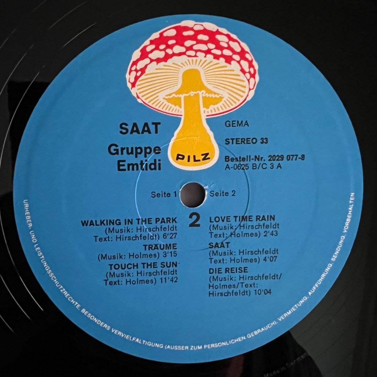 Dischi in vinile: Emtidi - Saat / 1. D-Press. 1972 - Nice Copy – Usato da Gais venduto da soundcave57 4
