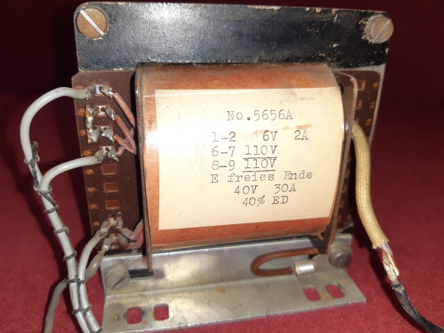 Componenti elettronici: Transformator, ungeprüft und ungtestet! – Usato da Lohn-Ammannsegg venduto da Molch7 2