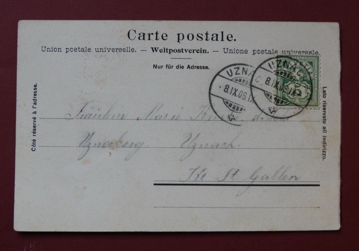 Cartoline postali: Gr. a. Eschenbach Gasth. Adler + Sternen – Usato da Rain venduto da 999-800-K 1