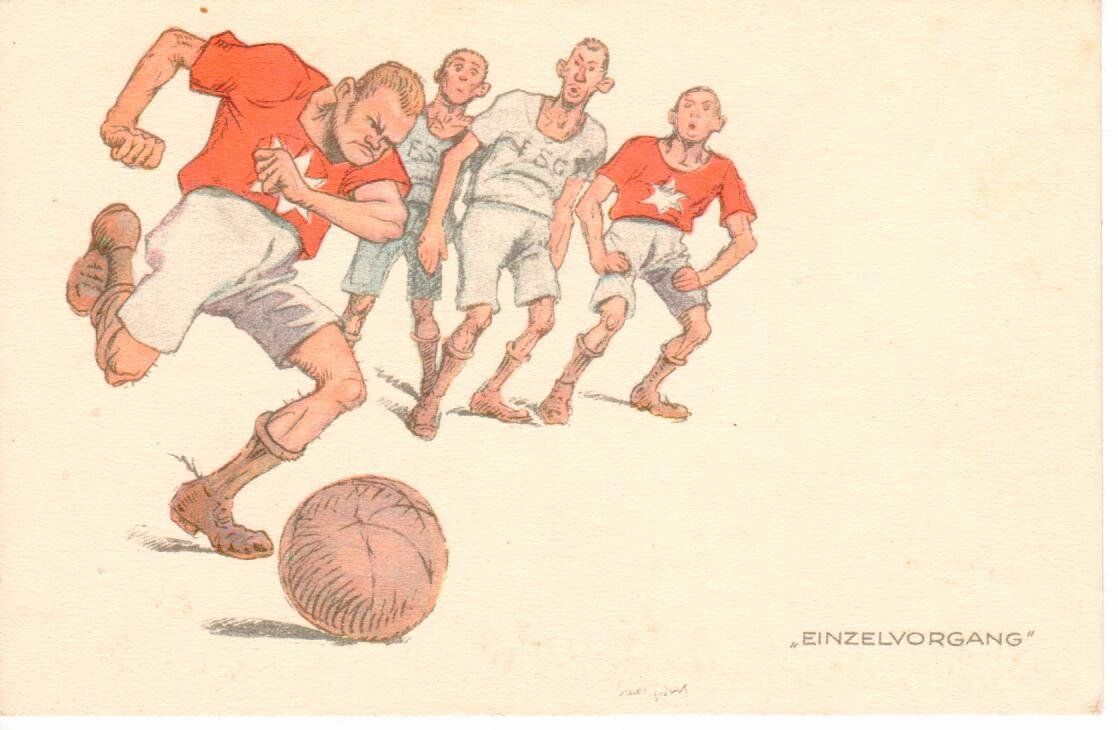 Cartoline postali: Jux Karte Fussball – Usato da Wolhusen venduto da Curver9