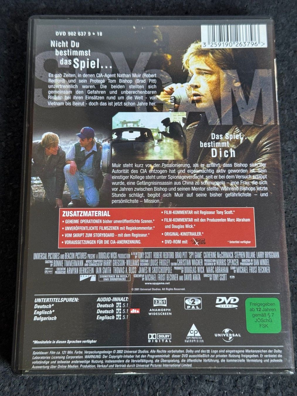 Tutti i DVDs: SPY GAME "Der Finale Countdown" DVD DE/EN – Usato da Fribourg venduto da tschjoly 1