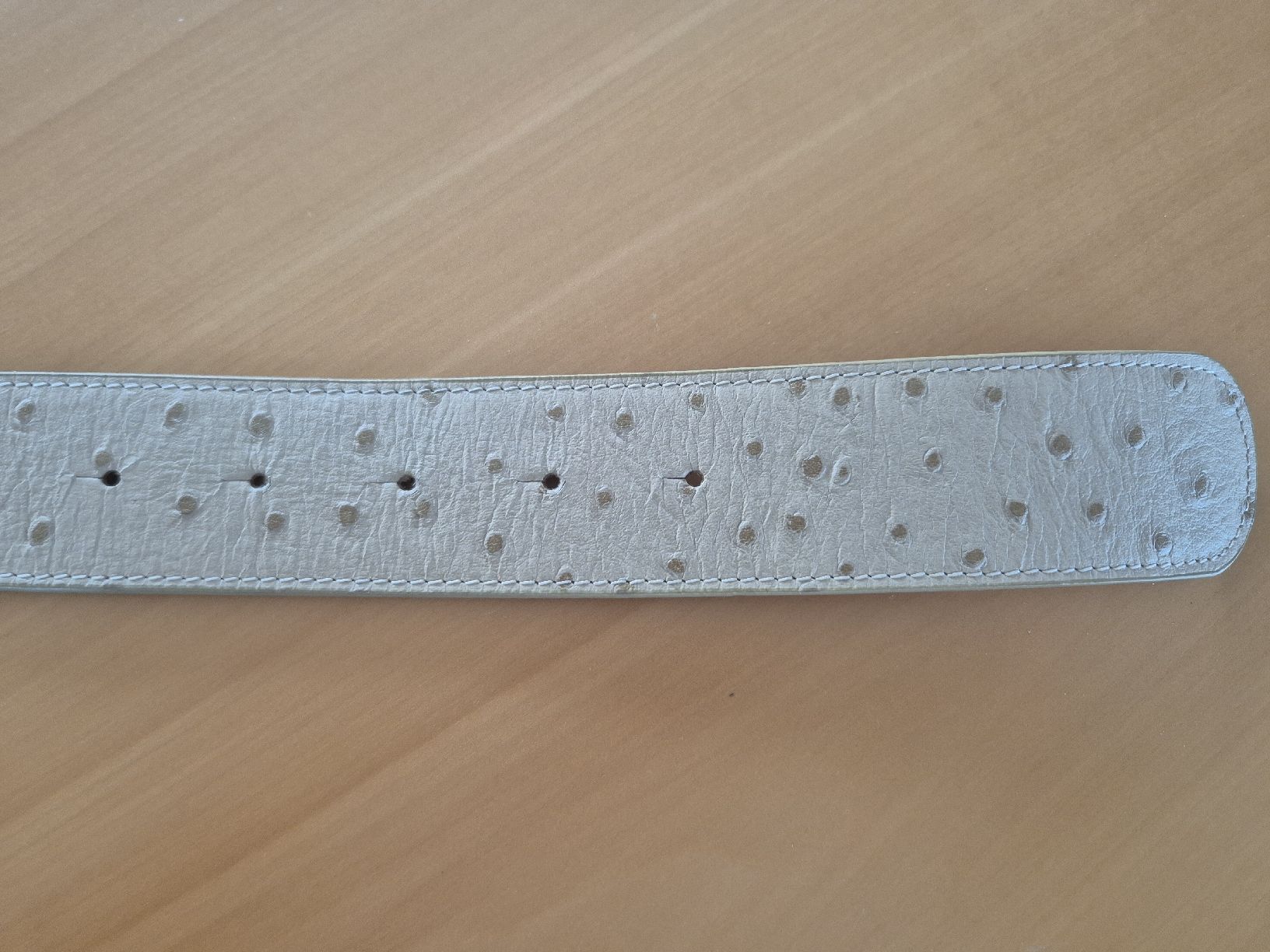 Aigner Gürtel: Aigner Gurt Straussenleder Grösse 100cm / 40in  – Gebraucht aus Zürich von Corrosion 3