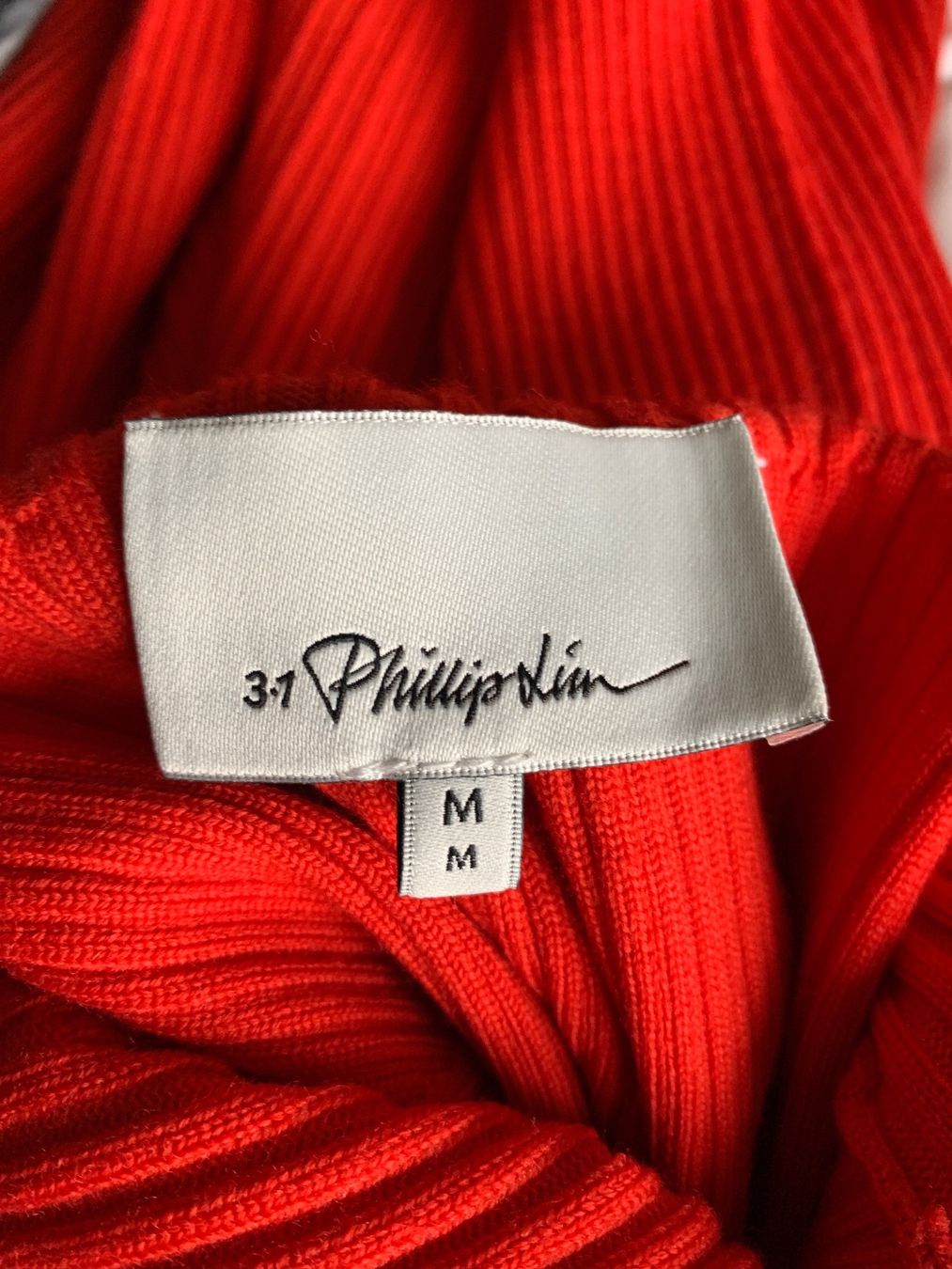 Pullover & Sweatshirts: PHILLIP LIM: Exklusiver rot/oranger Rollkragenpullover, M – Neu (gemäss Beschreibung) aus Luzern von designluzern 7