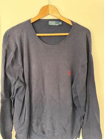 Herren Pullover Polo Ralph Lauren dunkelblau XXL guter Zusta