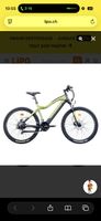Vélo électrique VTT Lipo cadre vert noir état neuf