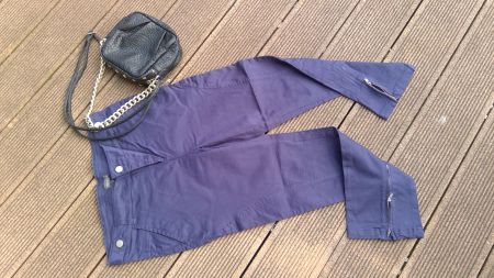 Pantalon bleu 3/4 NORWISS, taille 38 (86cm)