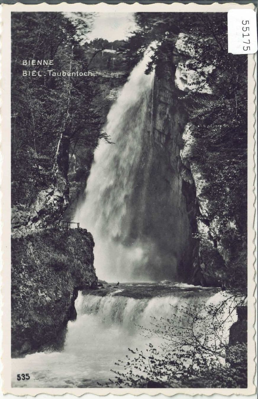 Cartoline postali: Biel/Bienne - Taubenloch – Usato da Ettingen venduto da Kartenplanet