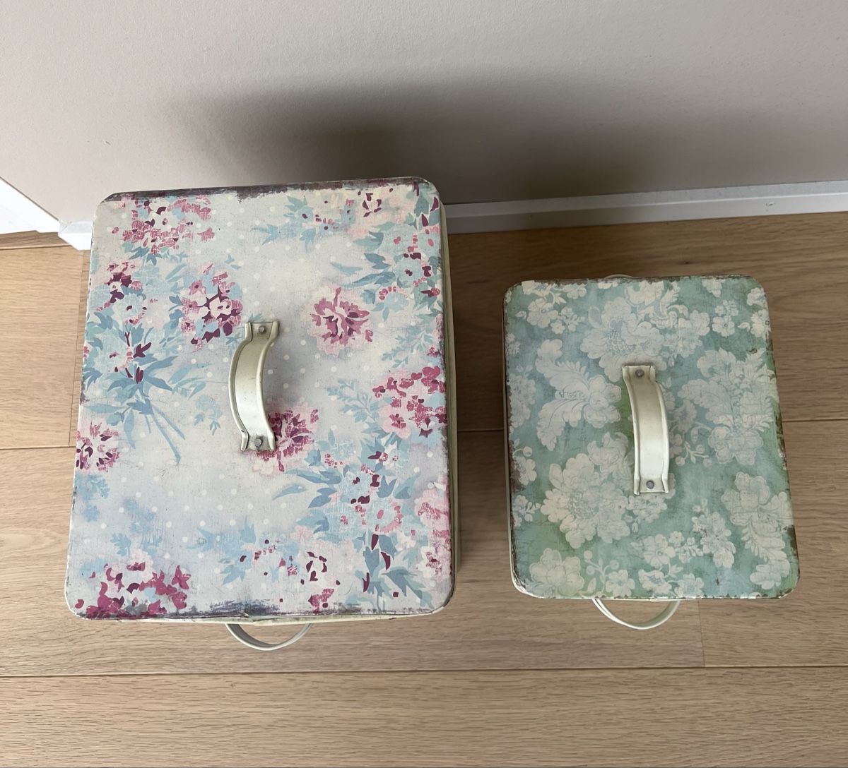 Casse di trasporto: Shabby Chic Metall-Boxen – Nuovo (secondo la descrizione) da Degersheim venduto da Starkigel 4