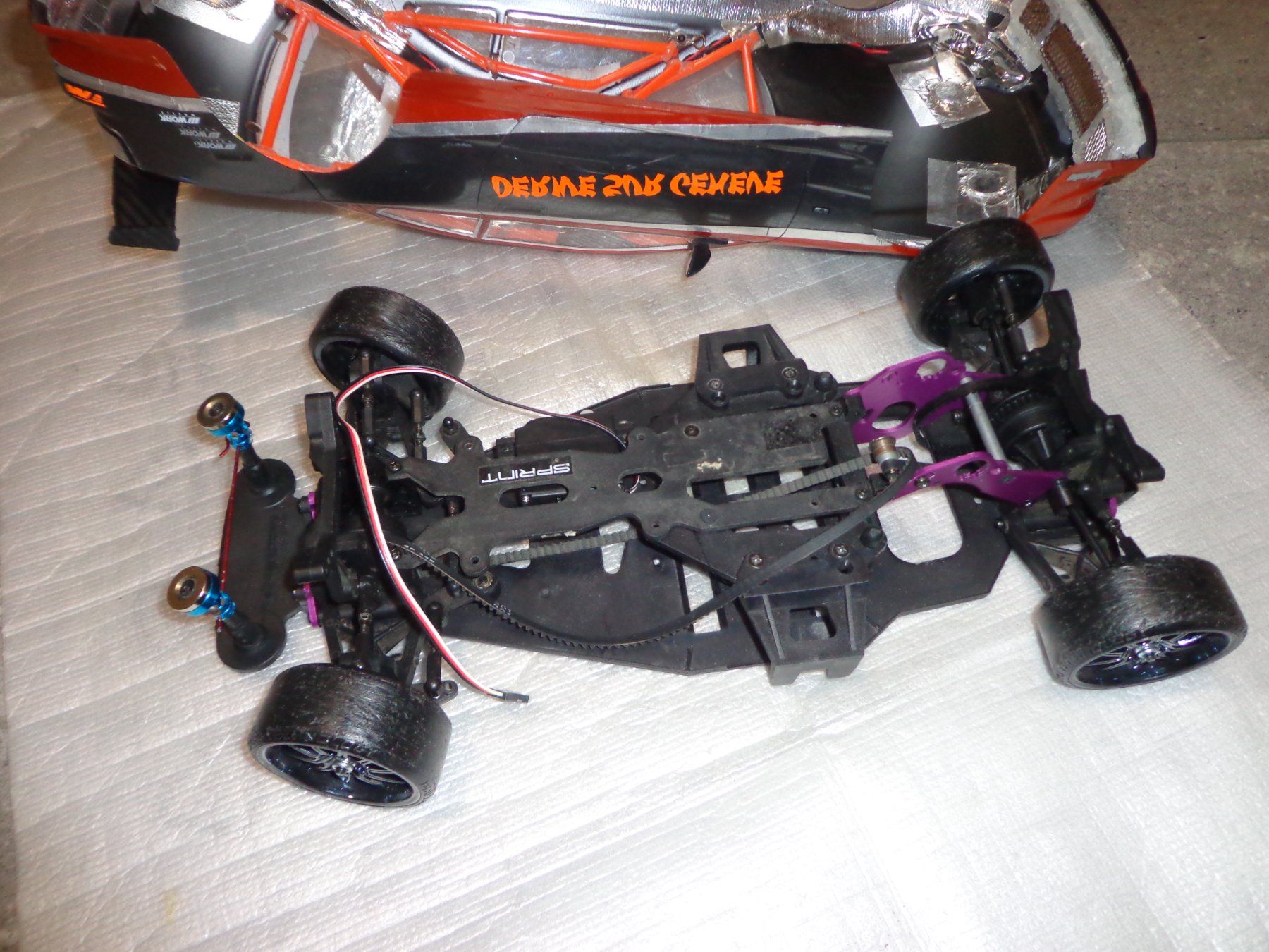 HPI RC Modellbau: HPI Sprint Chassis mit karrosserie. – Defekt aus Camorino von Dibi7 3