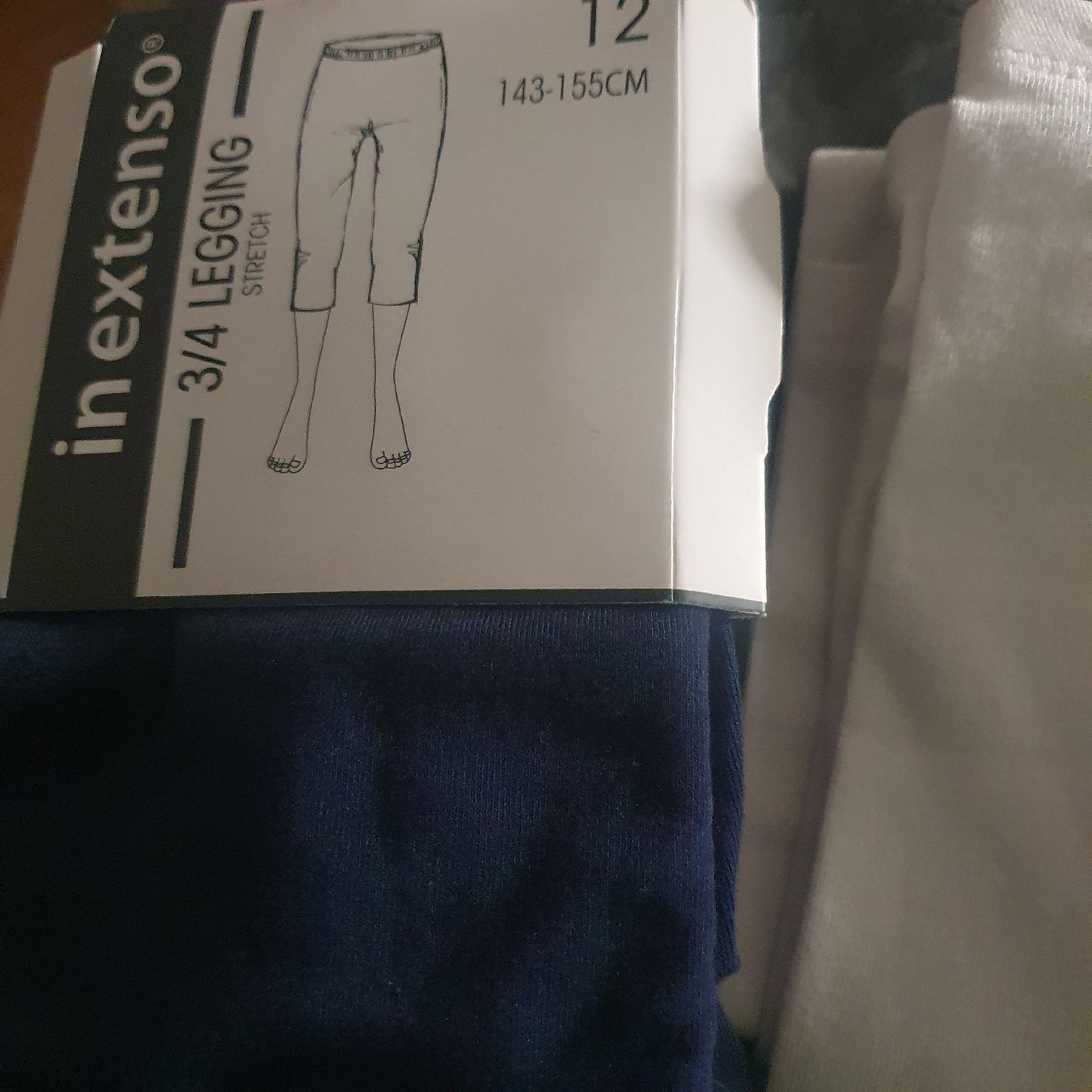 Calze & Collant: 2 neue  3/4 Leggins Gr 145-155 – Nuovo e nell'imballaggio originale da Pfaffhausen venduto da mai2002 4