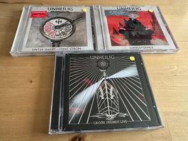 UNHEILIG tolle CD Sammlung Grosse Freiteit MTV Unplugged