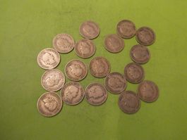 Schweiz ab 1883, Konvolut alte 10-Räppler