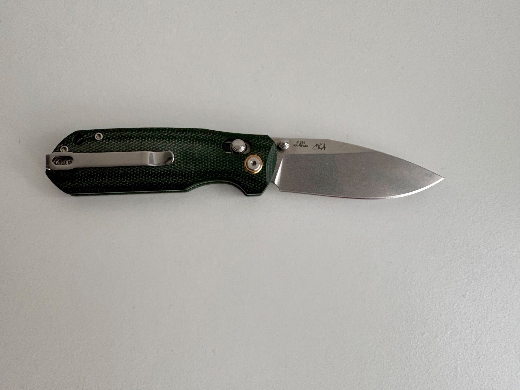 Couteaux de poche: CJRB Maximal Green Micarta – Neuf (Voir description) à Kreuzlingen par ROMANR1 2