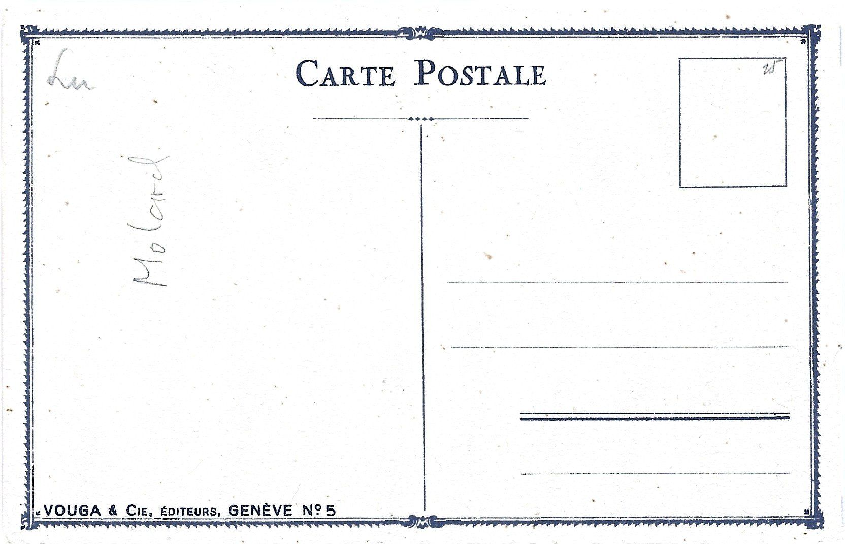 Cartoline postali: 5 Künstler-Postkarten  von  Genf – Usato da Bütschwil venduto da Jackson1A 5