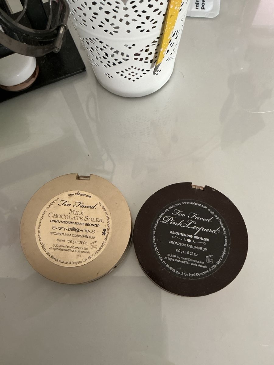 Sephora Make-up: Too Faced Bronzer Schokolade Soleil Pink Leopard Set – Usato da Burgdorf venduto da 2Dackel 1