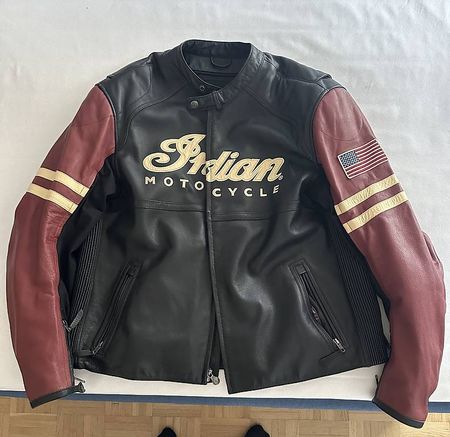 Veste cuir avec gilet intérieur détachable 
