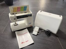 Elna 6001 Nähmaschine  nur ca. 100 Stunden gelaufen!