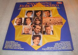 Stars wünschen Frohe Weihnachten 1972 LP Schallplatte Vinyl