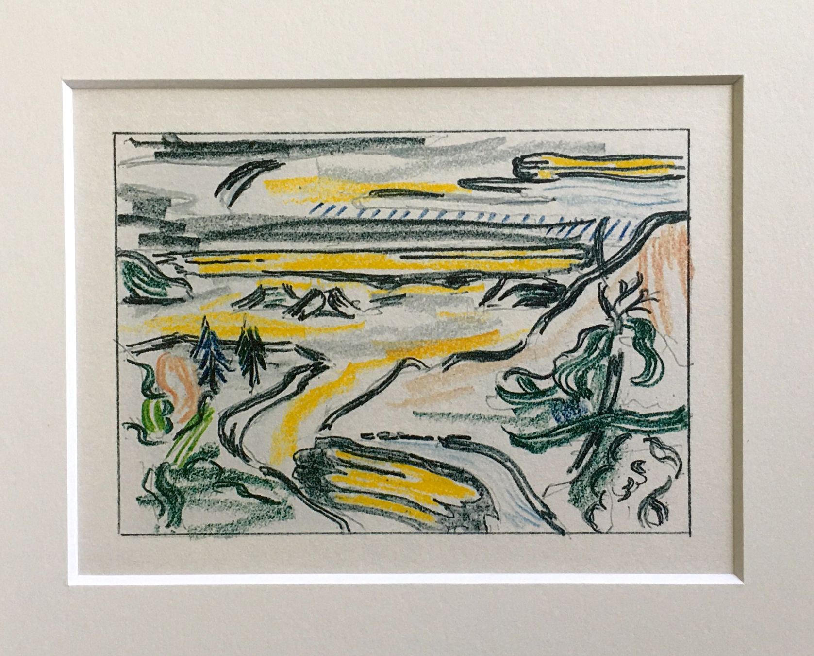 Grafica & Litografie: ROY LICHTENSTEIN   "RIVER VALLEY" – Usato da Nennigkofen venduto da Sommersonnen 2