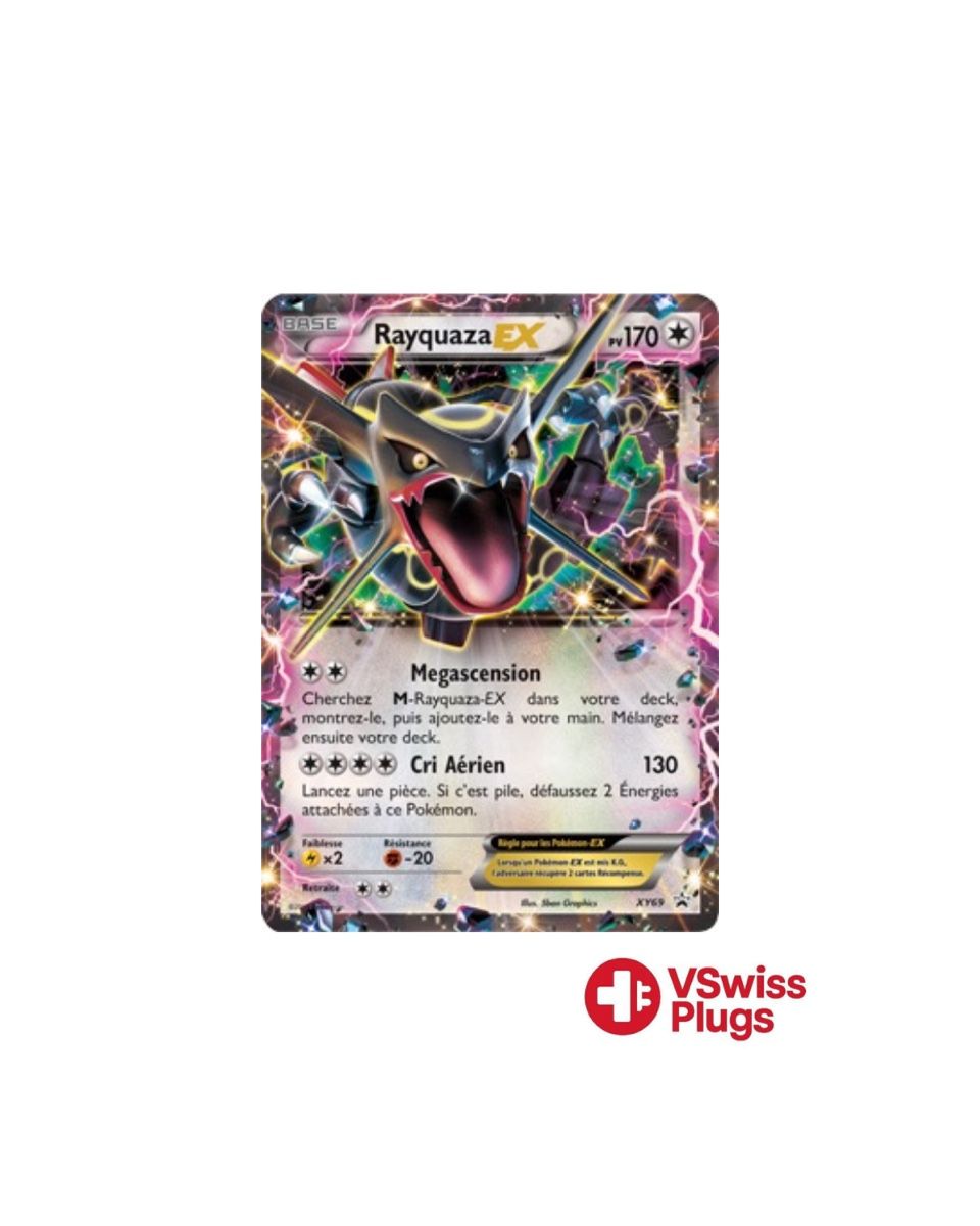 Pokémon Sammelbilder & Trading cards: Rayquaza EX XY69 FR – Gebraucht aus Conthey von Vswissplugs.com