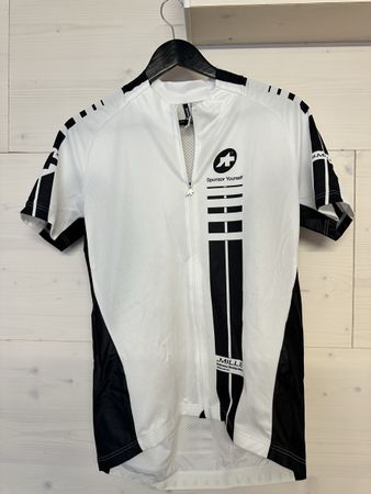Maillot vélo Assos MILLE blanc/noir – taille L