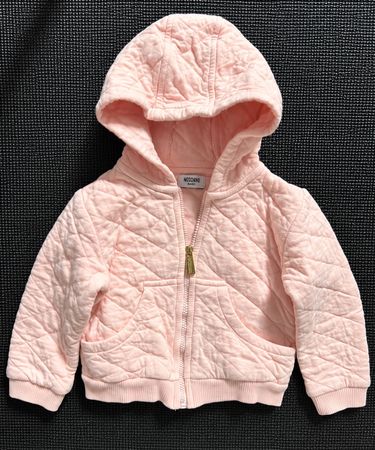 Moschino Baby Steppjacke Rosa Mit Kapuze|Baumwool|TopZustand