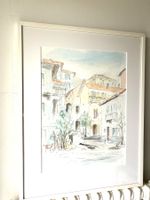 Scharmante Sonnige Locarno Aquarell sig. Ruwe 84