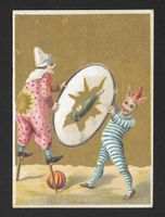 Carl Schuler, Kreuzlingen : Deux Clowns Acrobates (1910s)
