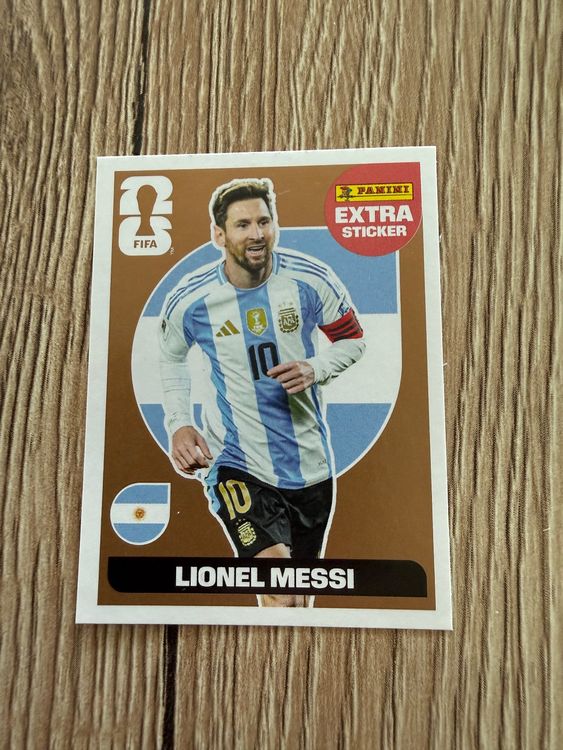 * Panini WM 2026 - Extra Sticker - Lionel Messi - Bronze * (Neu (gemäss ...