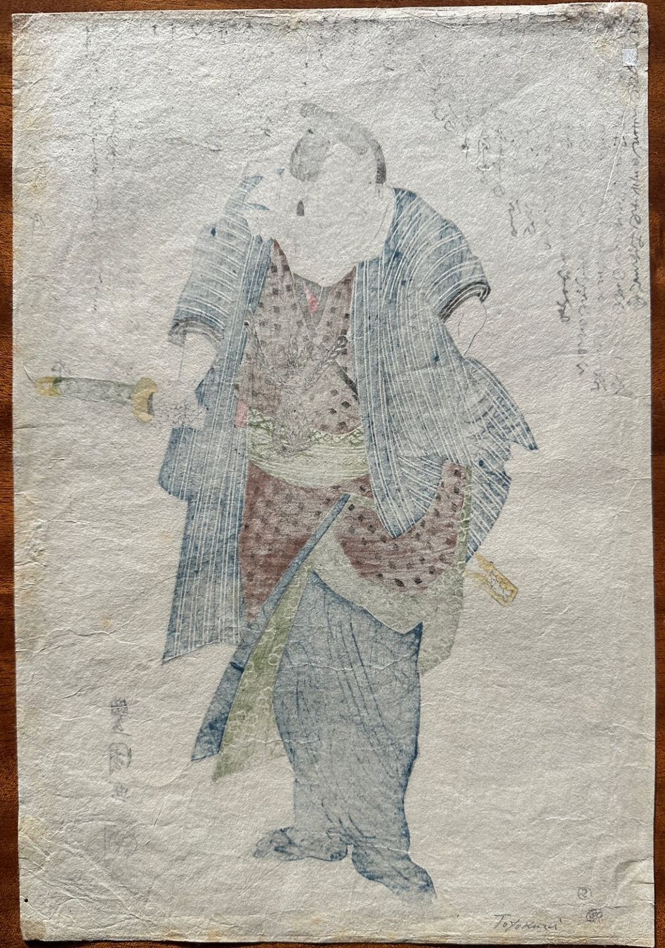 Xilografie: Originaler Japanischer Farbholzschnitt, 1817 – Usato da Weesen venduto da Sombrero22 1