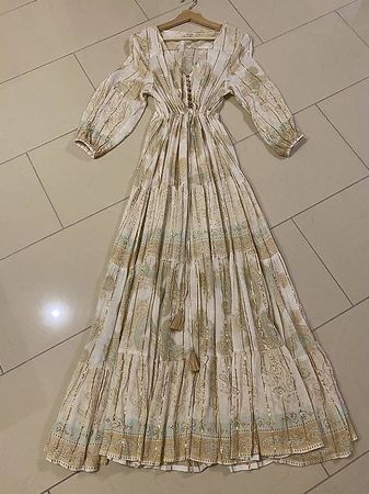 Ibzmode Gloria Solmira Boho-Maxikleid XS/S  Neu