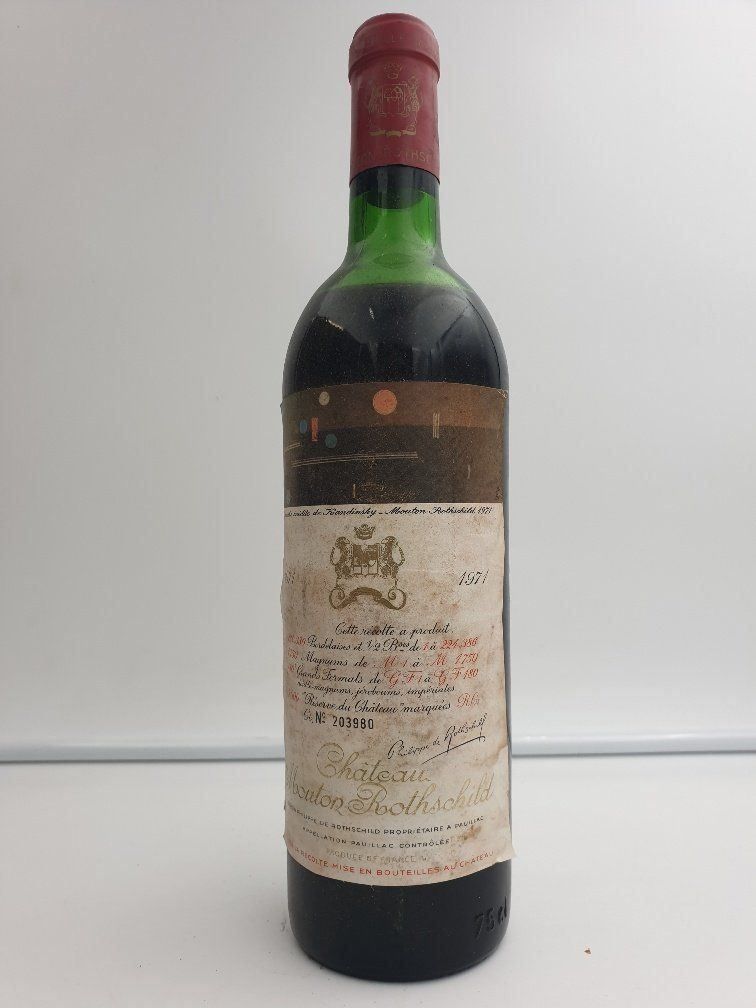 Mouton Rothschild Wein: 1971 Château Mouton Rothschild MC – Neu (gemäss Beschreibung) aus Dübendorf von Gastrovin