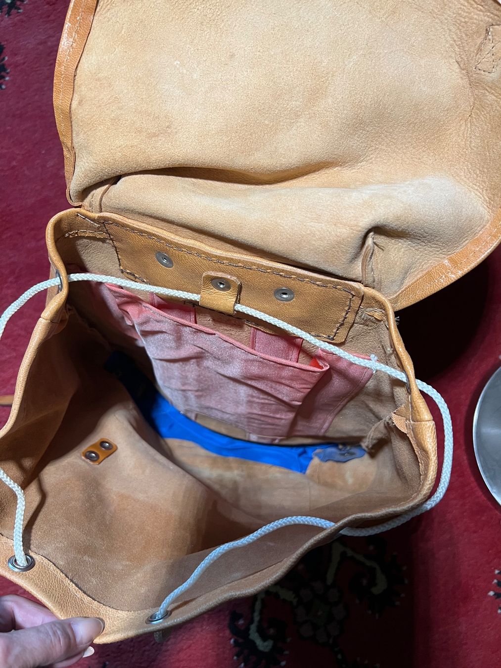 Rucksäcke: Rucksack aus Leder hellbraun – Neu (gemäss Beschreibung) aus Wil SG von sunset63 4