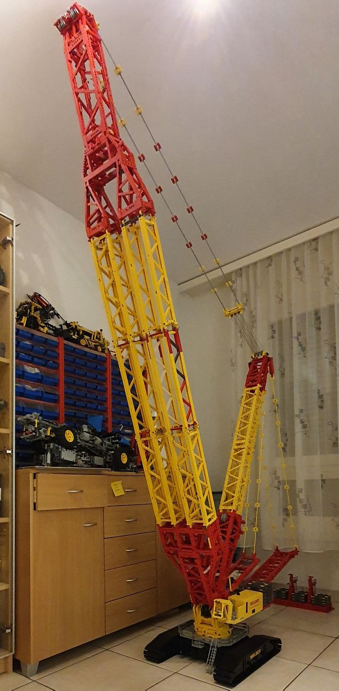 Liebherr Kit di modellismo & Modellini statici: Grue en Lego technic, Liebherr crane, model réduit – Nuovo (secondo la descrizione) da Troistorrents venduto da Foes1986 7