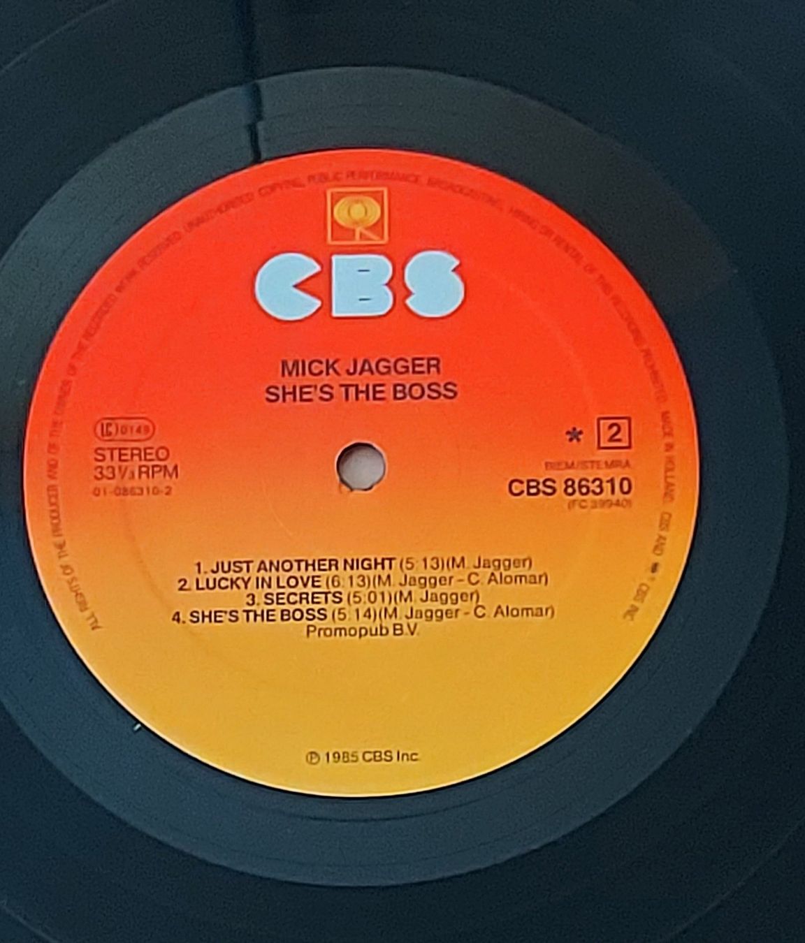 Dischi in vinile: LP - MICK JAGGER - SHE'S THE BOSS – Usato da Steckborn venduto da Quo7 2
