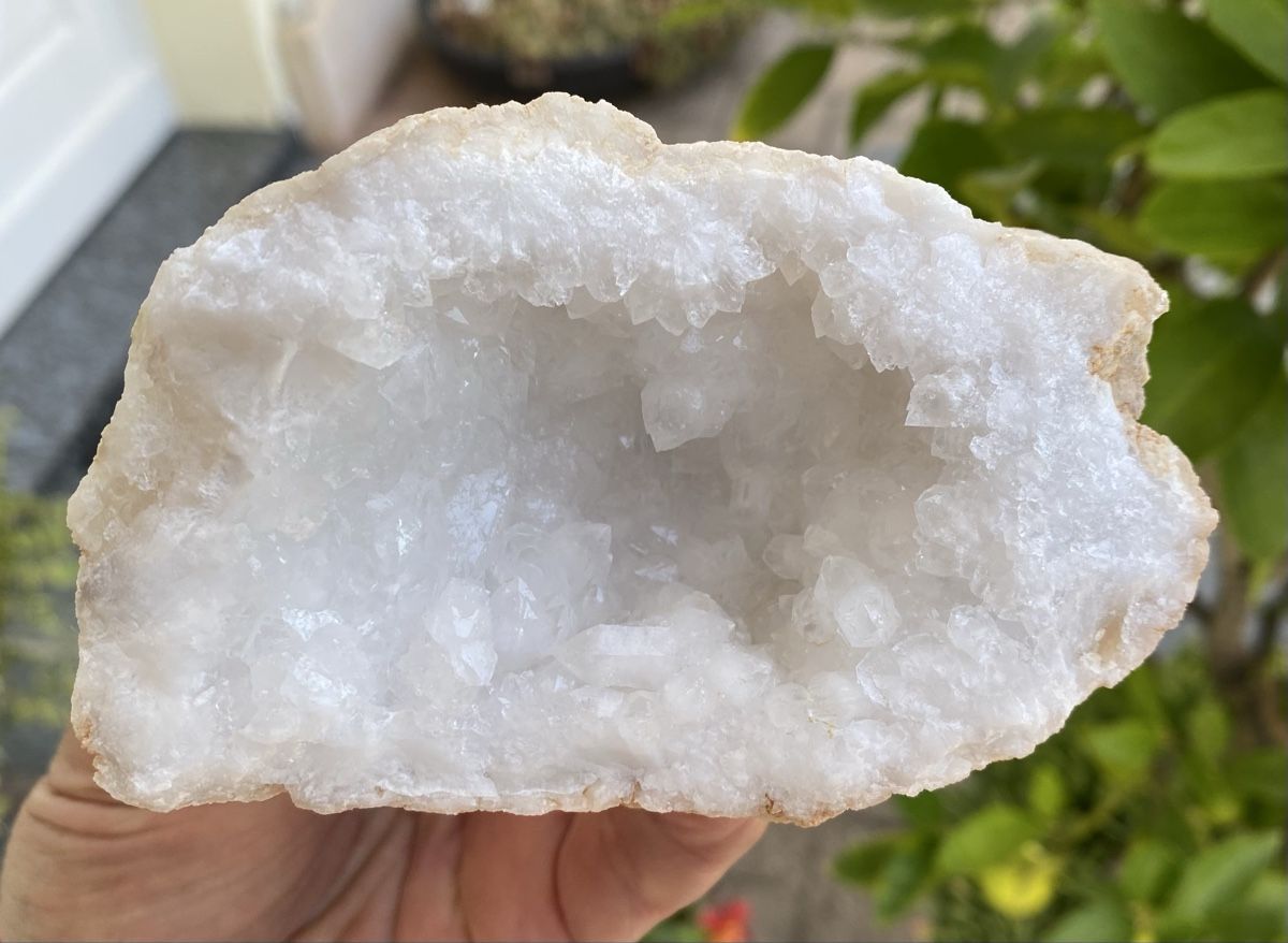 Mineralien & Heilsteine: Schöne Quarz Geode  – Gebraucht aus Selzach von 321compac 1