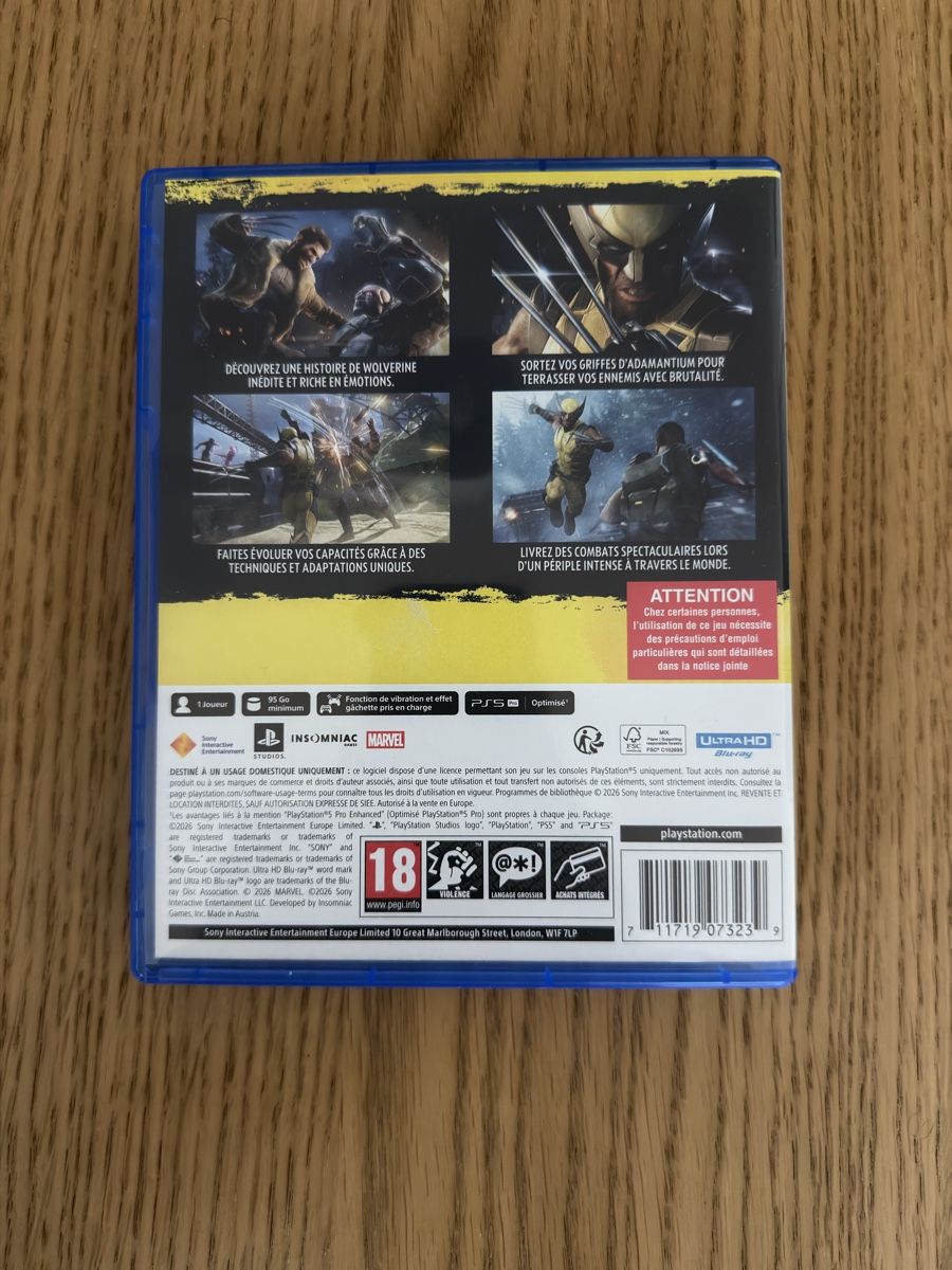 Sony Jeux: Wolverine PS5 – D'occasion à Zürich par kin_6n6t 1