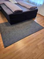 Dunkelgrauer Hochflorteppich 130x200cm guter Zustand