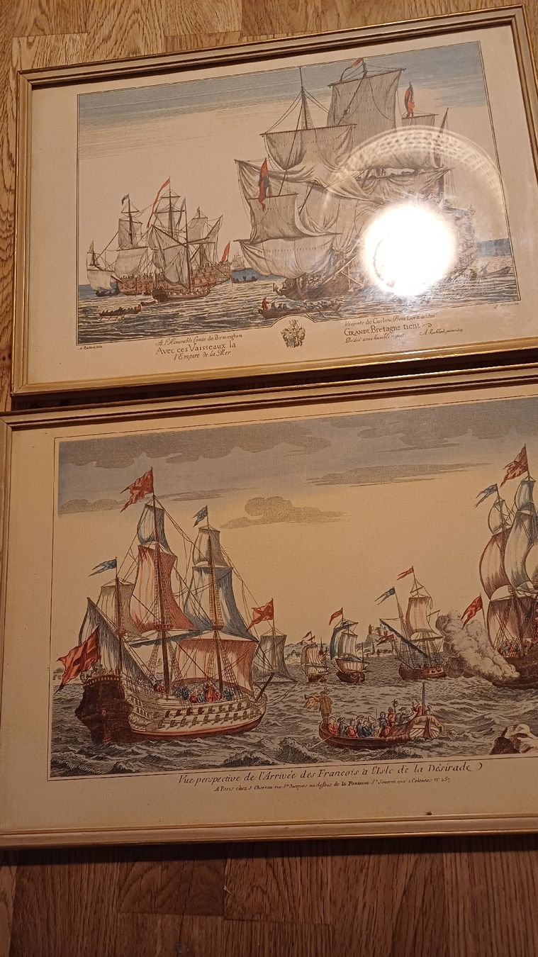 Foto & Immagini: 2 Alte Schiffsbilder – Usato da Flawil venduto da Naphtali