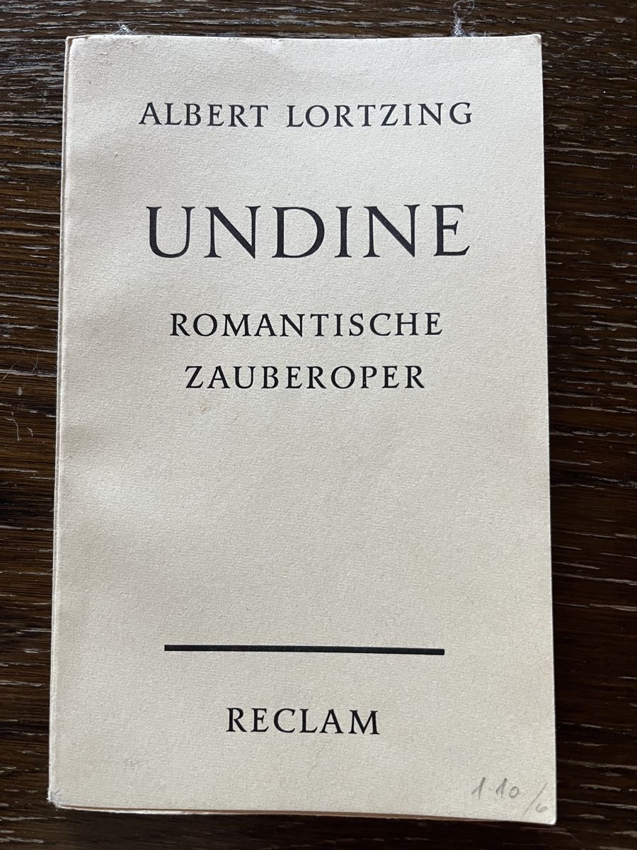 Libri: Undine - Romantische Zauberoper – Usato da Winterthur venduto da Mmagu