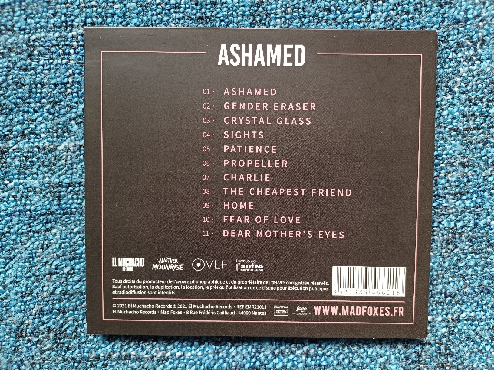 CD: Mad Foxes "Ashamed" CD digipack neuf – Nuovo (secondo la descrizione) da Begnins venduto da Drastic-Sound 1