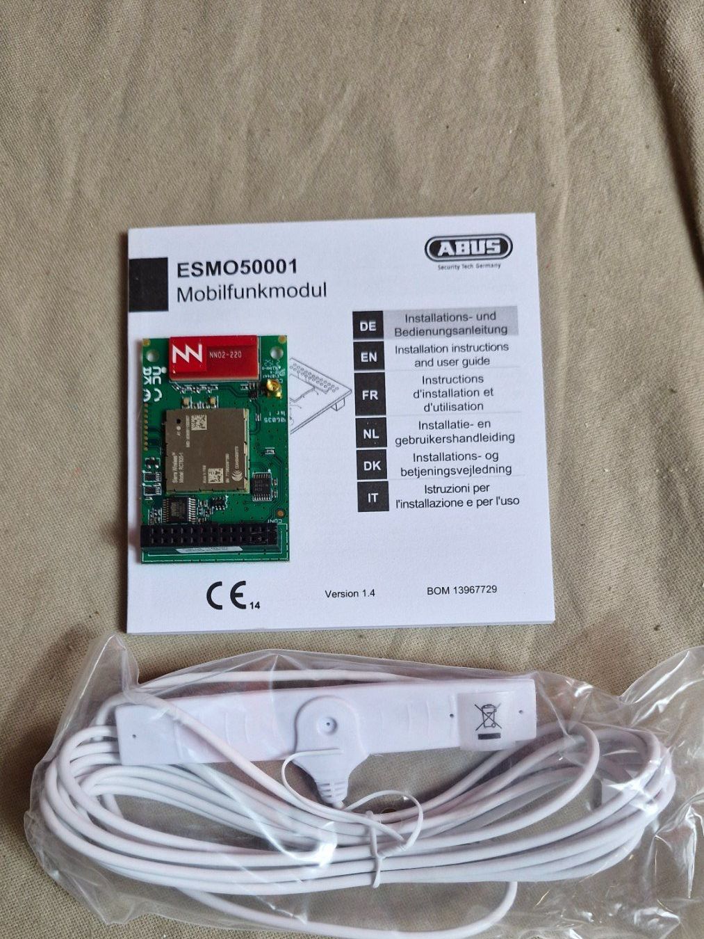 Abus Sistemi d'allarme: Abus ESMO 50001 4G Mobilfunk Modul (356) – Nuovo e nell'imballaggio originale da Dorf venduto da Zur-Lingg