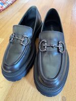 Bagatt Leder Slipper dunkelgrün