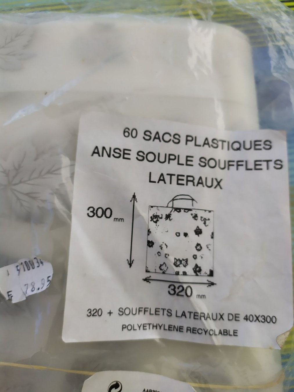 Taschen: CORNETS PLASTIQUE SOUFFLETS LATERAUX, 20 pièces, 300 x 320 – Neu und originalverpackt aus Sion von andreina52 1