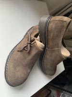 Halbschuhe Wildleder braun Schnürschuhe sehr guter Zustand