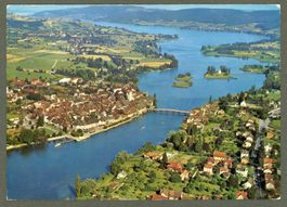 AK col Stein am Rhein ZH / SH Flugbild ≈ 1975