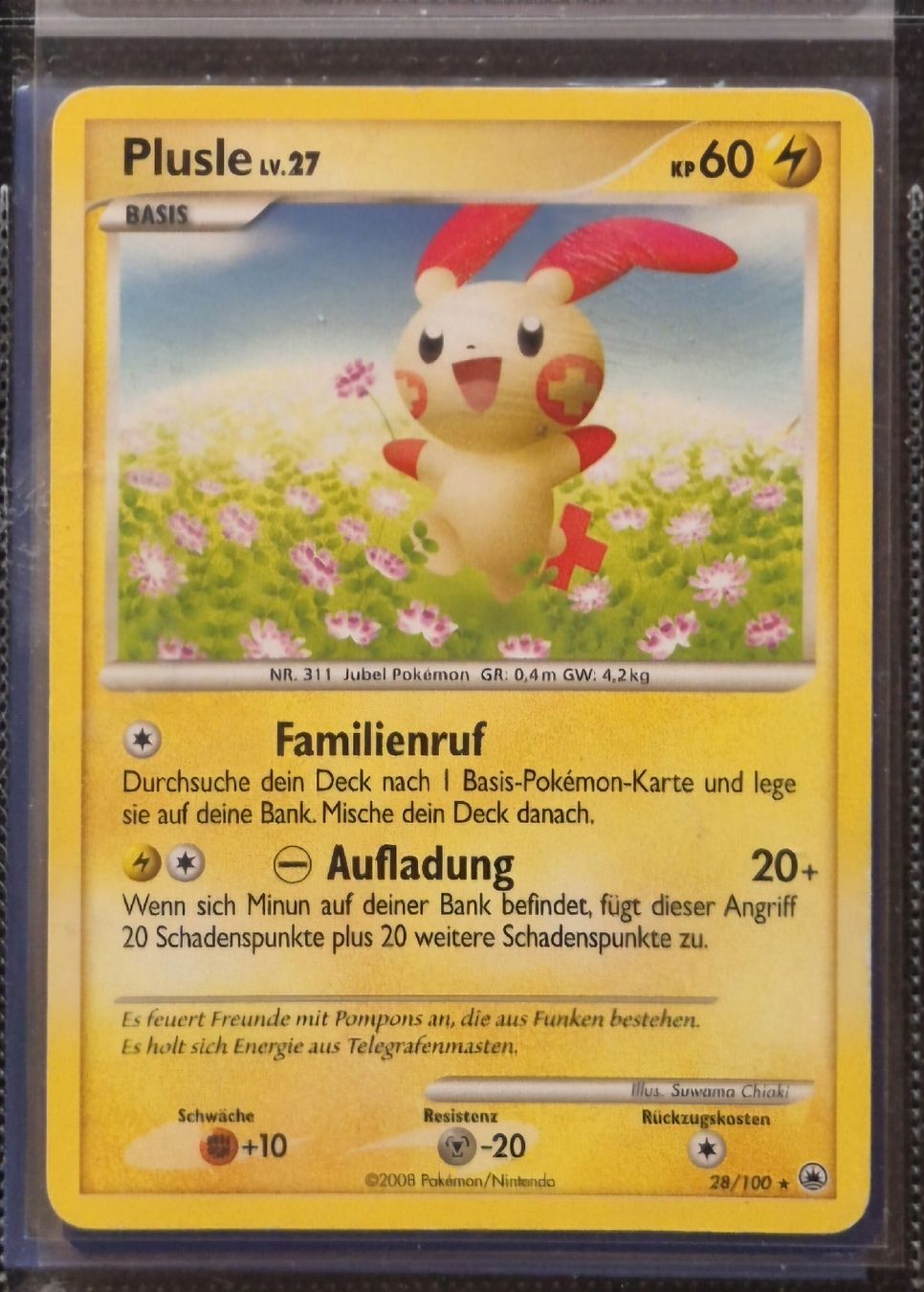 Pokémon Carte collezionabili: Pokémon Plusle Lv. 27, Rear, Zustand:Good, Sprache:DE – Usato da Zofingen venduto da Noellerbeller