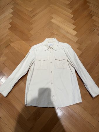 & Other Stories Utility Overshirt in Creme