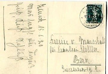 Cartoline postali: Zürich, rotes Schloss – Usato da Ottikon b.Kemptth. venduto da Neptun1974 1