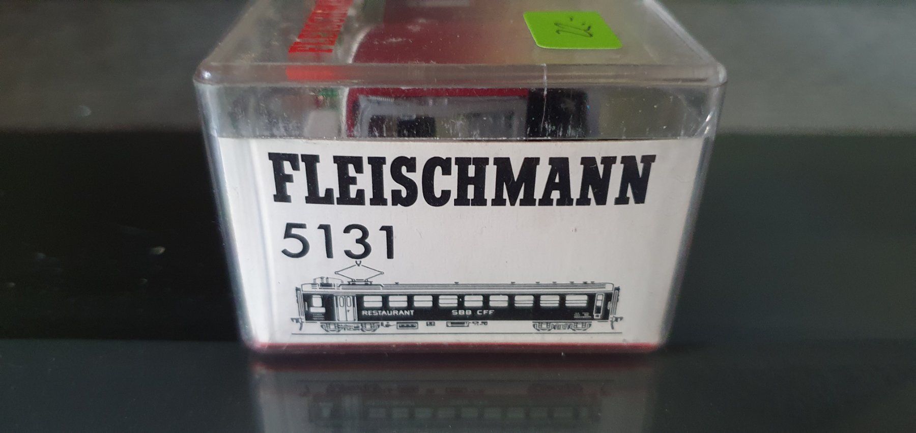 Fleischmann Modellini di ferrovie: FLEISCHMANN:DC: SBB SPEISEWAGEN ROT 5131 OVP – Usato da Biglen venduto da taunus82 1